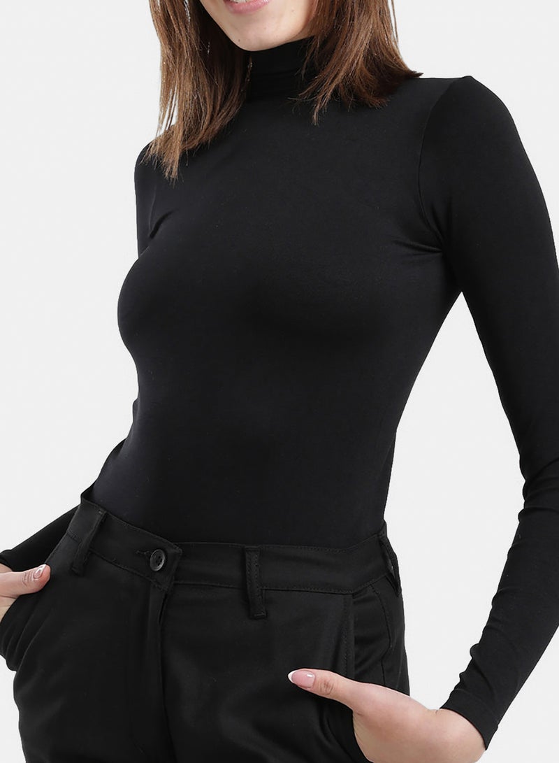 Carina Slim Fit High-Neck Top - Image 4